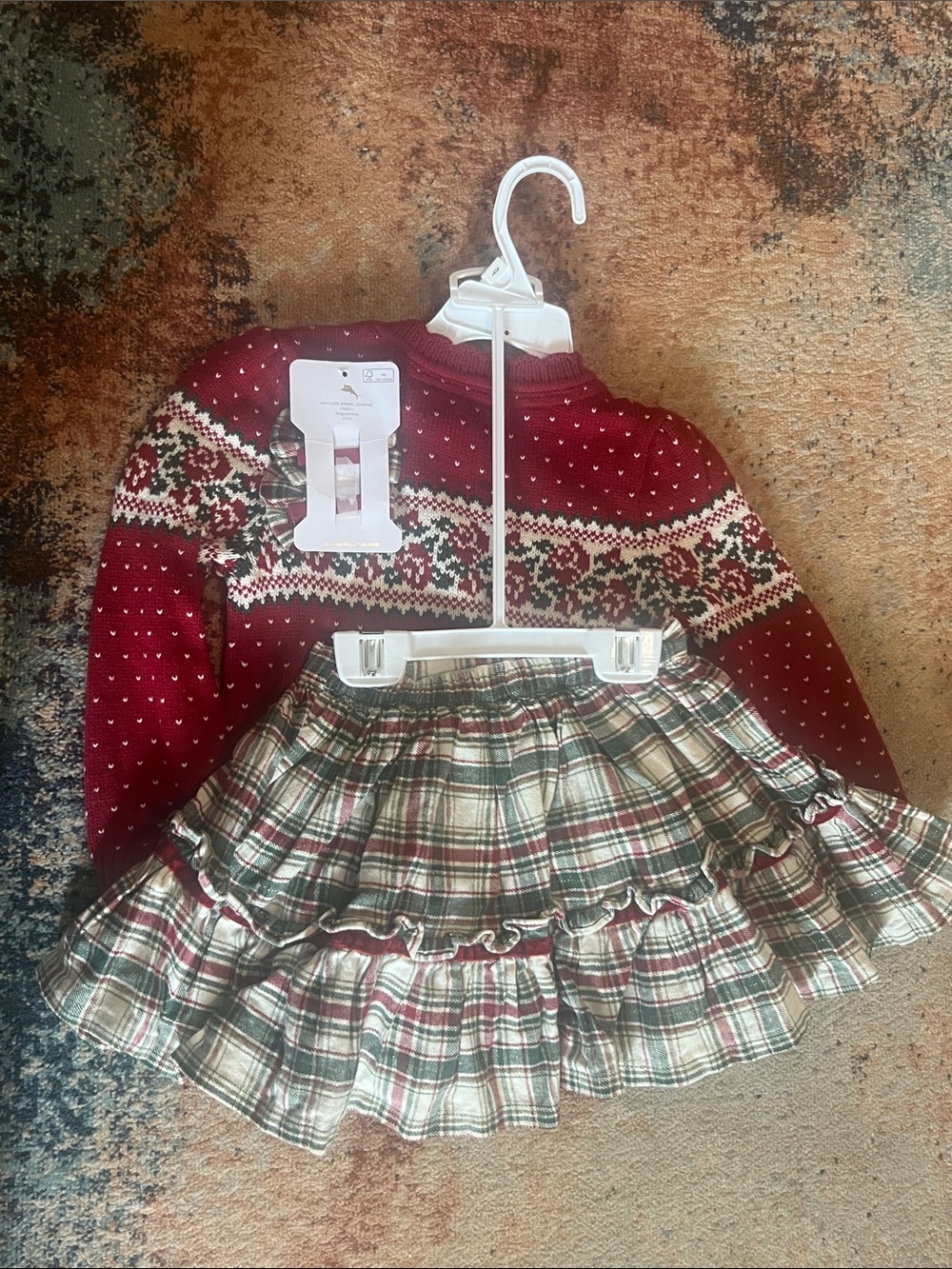 Tommy Bahama LIKE NEW Toddler Girl’s Sweater Bow Outfit Set - Picture 4 of 4